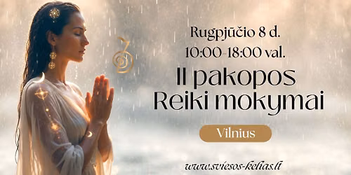 Reiki II pakopos mokymai VILNIUS