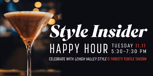 Style Insider Happy Hour at Thirsty Turtle Tavern