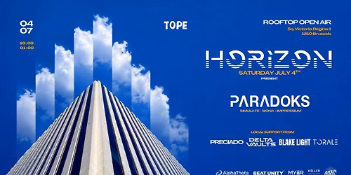 HORIZON - ROOFTOP OPEN AIR - 04.07 - PRESENT PARADOKS