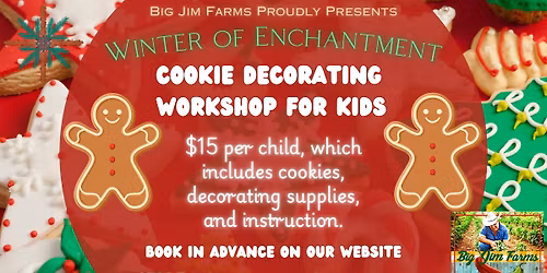 Cookie Decorating for Kids at Big Jim Farms