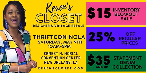 Shop Keren's Closet at Thrift Con New Orleans