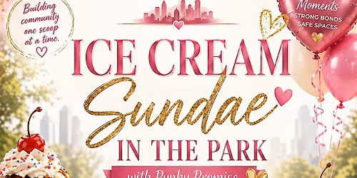 Build Your Own Ice Cream Sundae w\/ Pynky Promise Foundation