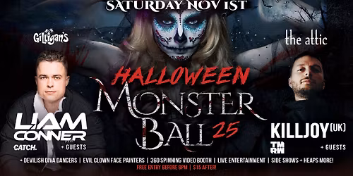 MONSTER BALL WEEKEND ft LIAM CONNER | KILLJOY (UK) + Guests!