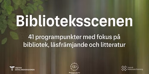 Biblioteksscenen p\u00e5 Bokm\u00e4ssan 2026