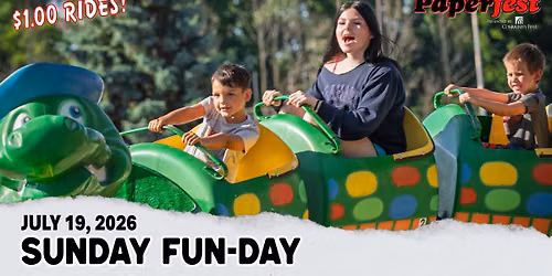 Paperfest Sunday FUN-day ($1 Carnival Rides)