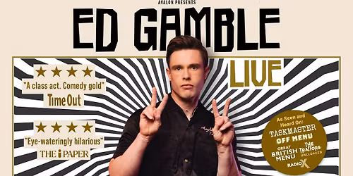 F\u00c5 BILLETTER! Ed Gamble (UK) | Hotel Cecil, K\u00f8benhavn