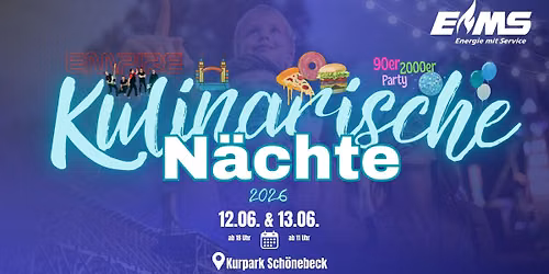 Kulinarische Nächte 2026 — Kurpark Schönebeck