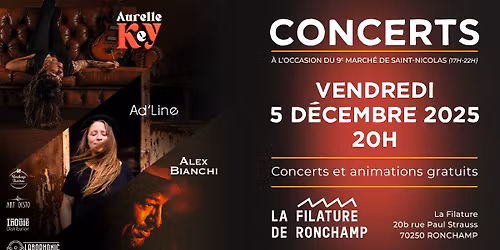 Concerts gratuits