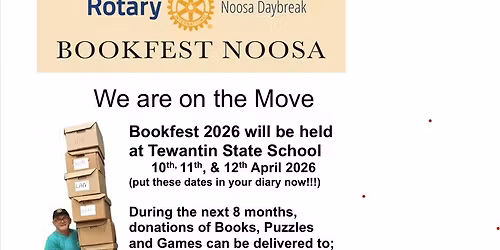 BOOKFEST NOOSA 2026