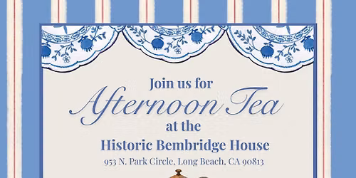 Saturday Aftetnoon Tea at the Bembridge House