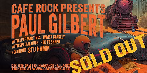 Paul Gilbert Live at Cafe Rock!