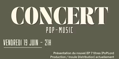 \ud83c\udfb6 OLIVER POP en concert aux Halles Mazuc \ud83c\udfb6