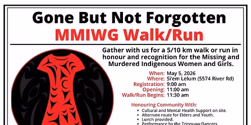 Gone But Not Forgotten MMIWG Walk\/Run