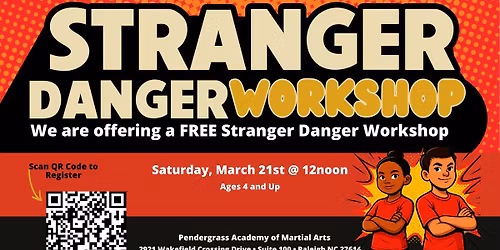 FREE Stranger Danger Workshop for Kids (Ages 4+)