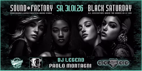 DJ Paolo's Black Saturday-Premium Event-Sound-Factory, Augsburg-Gersthofen