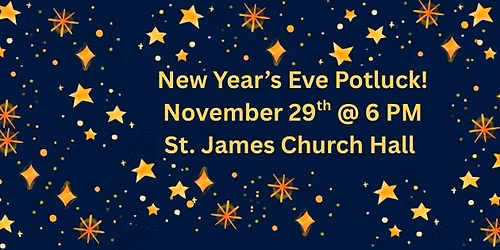 'New Year's Eve' Potluck! 