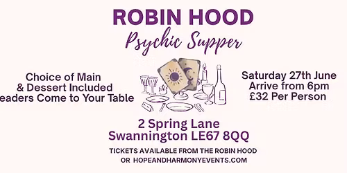 Robin Hood Psychic Supper 