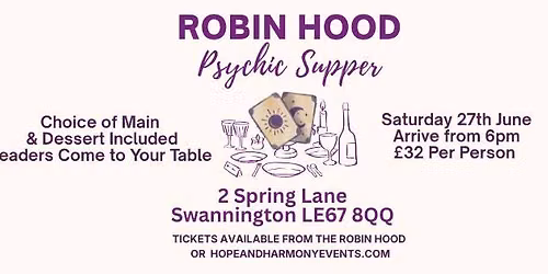 Robin Hood Psychic Supper 