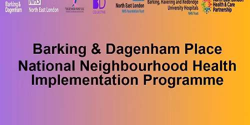 B&D West Integrated Neighbourhood Team Workshops