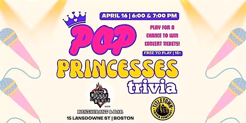 Pop Princesses Trivia Night @ House of Blues Restaurant & Bar