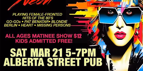 Blonde Neon All Ages '80s Dance Party