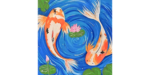 Koi, Calm and Collected - Paint and Sip in San Diego | Classpop!\u2122