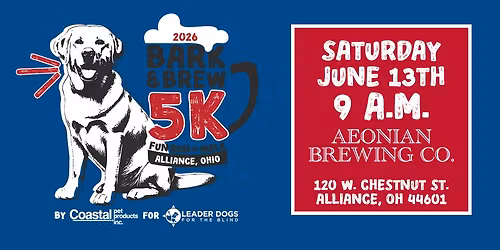 Bark & Brew 5K Fun Run\/Walk - Alliance, OH