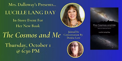 Lucille Lang Day's THE COSMOS AND ME In-Store Event And Book Signing