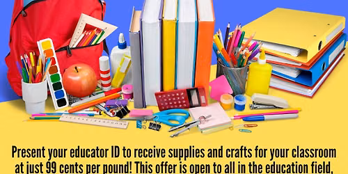 Teacher Surplus Sale
