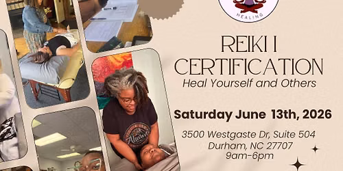 Reiki I Certification 