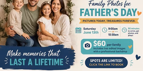 Family Photos for Fathers Day!