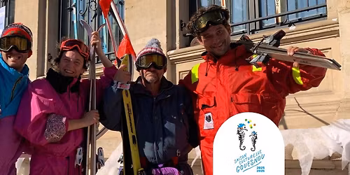 Installation ludique. La station de ski