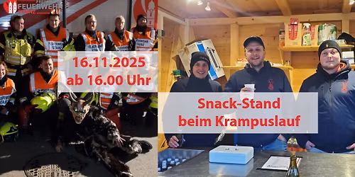 Snack- und Getr\u00e4nkestand der FF Stainz beim Krampuslauf