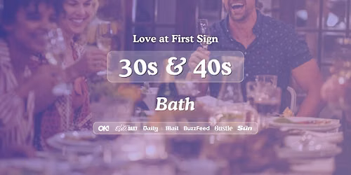 30s &amp; 40s Singles Night at Bootlegger Bath | Love at First Sign
