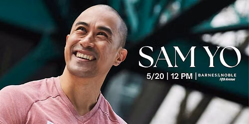 Signing with PELOTON\u2019s Sam Yo @ B&N 5th Ave, NYC!