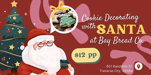 Cookie Decorating with Santa - 2pm