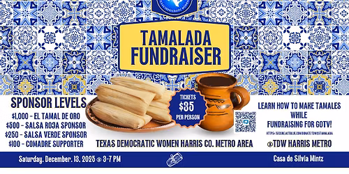 TDW Harris Metro: Tamalada Fundraiser