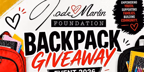 Jade Marlin Foundation School supplies and Back giveaway event