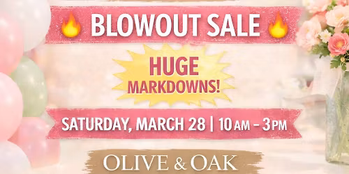 \ud83c\udf37 Spring Fling: Sip, Shop & Style \ud83c\udf37 Blowout Sale Edition