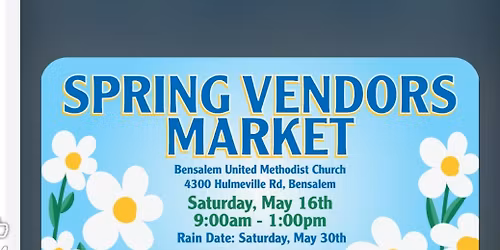 Spring Vendors Market