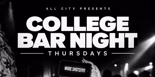 Bar Night Thursdays