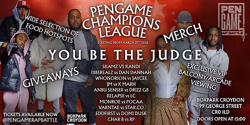 PenGame Champions League! 22nd August 2026 TBC