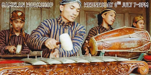 Traditional Javanese gamelan workshop