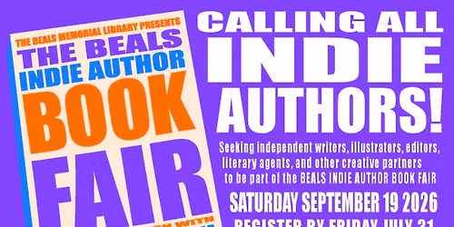 Beals Indie Author Book Fair