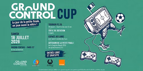 Ground Control Cup \u2013 Tournoi jeu vid\u00e9o FC 26 & Coupe du Monde live