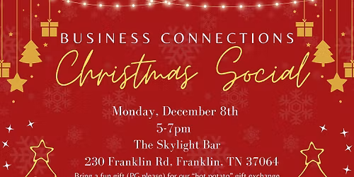 Christmas Networking Social