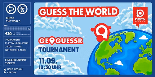 GEO TRIVIA NIGHT : GUESS THE WORLD IRL