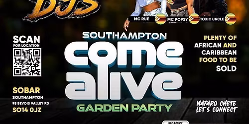 SOUTHAMPTON COME ALIVE GARDEN PARTY 