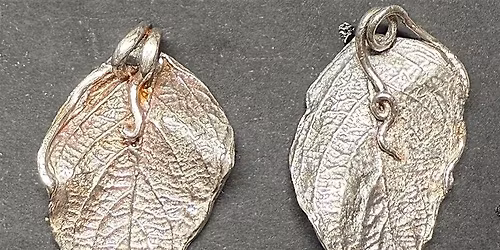 Botanical Pendant Workshop in Fine Silver