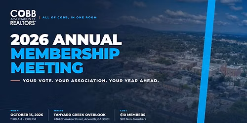Cobb REALTORS\u00ae | 2026 Annual Membership Meeting